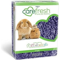 Carefresh Natural Soft Paper Fiber, Small Pet Bedding, Purple, 50L