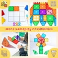 thumbnail image 7 of Magnetic Tiles Kids Toys, Magnetic Blocks Building Construction STEM Sensory Toys for Toddler, Preschool Learning Educational Games for Boys Girls Aged 3+, Classroom Must Haves, 7 of 7