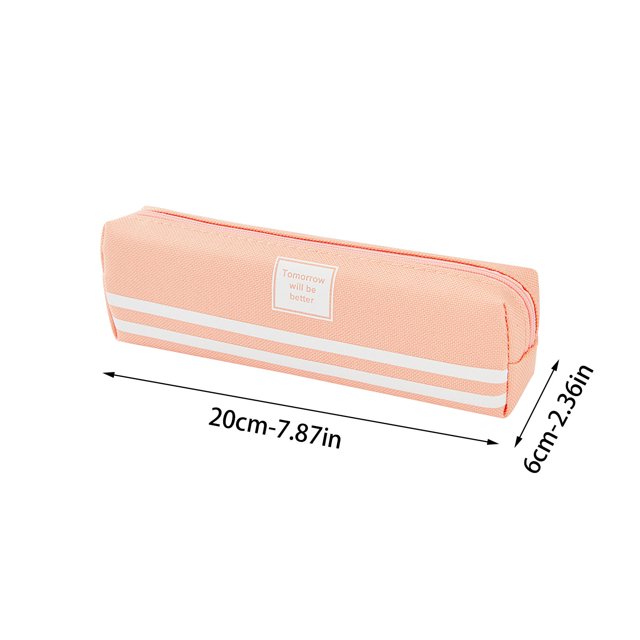Agiferg Pencil Bag Stationery For Middle School Students Multifunctional Pure Color Fresh Pencil Box Stationery Box