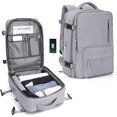 thumbnail image 1 of Mochila de viaje multifuncional para niñas, clasificación húmeda y seca, mochila momia impermeable de gran capacidad, 1 of 6