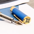 thumbnail image 5 of Diplomat Nexus Blue  Gold Fountain Pen - 14k Nib, 5 of 8