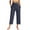 Navy, variant on ABATAB Capri Pants for Women Yoga High Waist Crop Trousers with Pockets Loose Straight Leg Workout Exercise Gym Pants