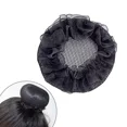 thumbnail image 1 of Ladies Ballet Dance Eyelet Elastic Hair Net Black Mesh Elastic Bun Hair Net 10 Pcs, 1 of 5