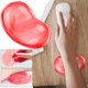 thumbnail image 2 of Reposamuñecas de gel de silicona en forma de corazón translúcido almohadilla ergonómica eficazmente la fatiga de la muñeca, 2 of 8