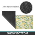 thumbnail image 7 of 2 Piece Yellow Lemons Rug Kitchen Rug Set, Decor Kitchen Rugs, Absorbent Non-Slip Washable Floor Mats, Home Indoor Runner Rugs 17"x47"+17"x30", 7 of 7