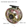 thumbnail image 2 of Large Arbor Fly Reel 7/8 Fish Skin Pattern Fly Fishing Reel Aluminum Alloy Left Right Hand Practice Fly Reel for Freshwater Saltwater, 2 of 9