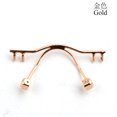 thumbnail image 1 of Retail Eyewear Bridge Replacement For Rimless Frame,Stainless Steel Eyewear Nose Bridges NB018# NB018 Gold, 1 of 6