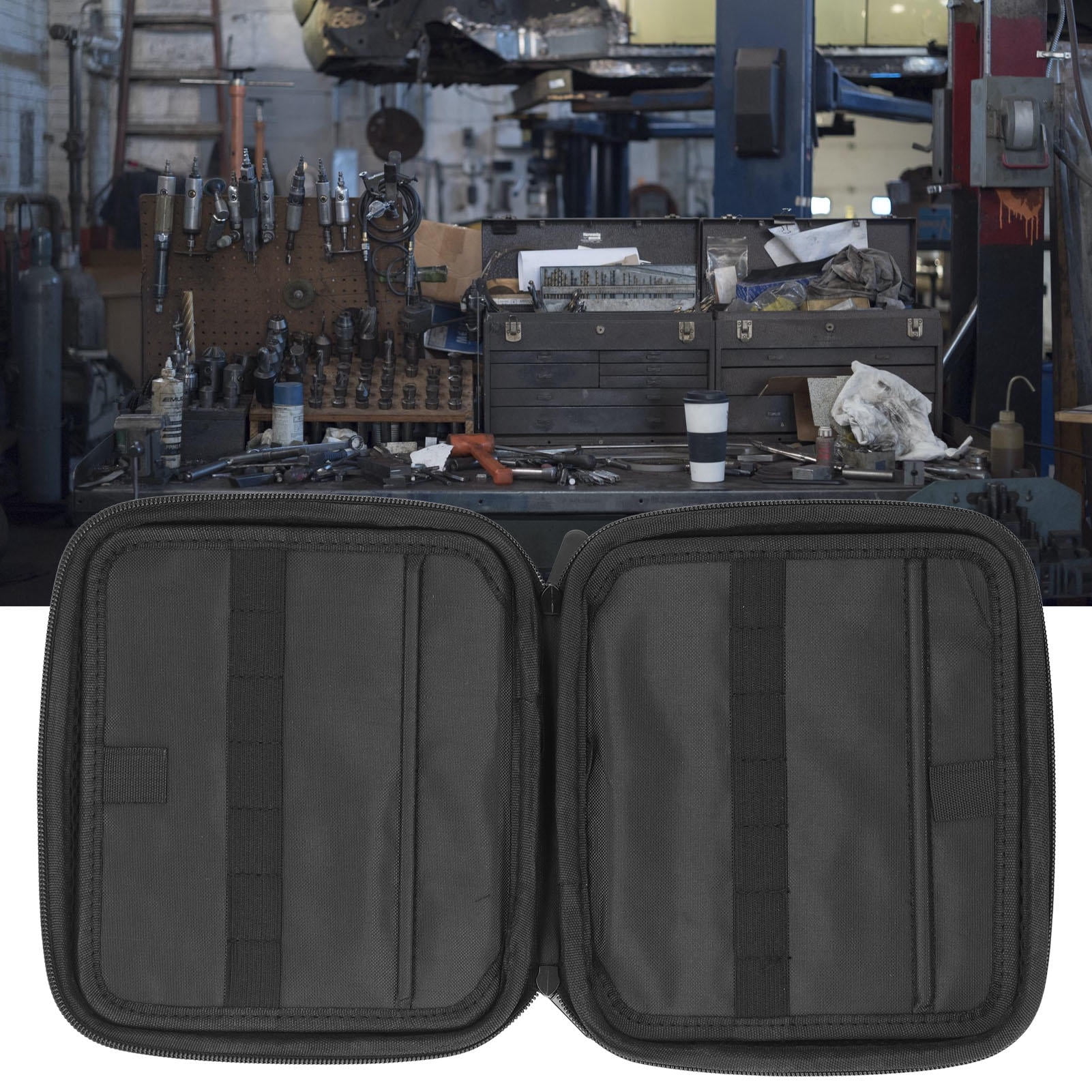 BIMZUC Auto Repair Tool Bag Oxford Cloth and Magnet Waterproof Utility Small Tool Pouch Organizer (9.84 inches / 25 cm)