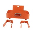thumbnail image 2 of Organizador Strade Fareast Limited para reposacabezas de asiento trasero de coche con soporte para teléfono y Portavaso Naranja, 2 of 8