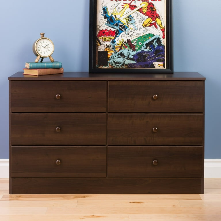 Doyle 6 drawer double dresser deals