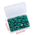 thumbnail image 3 of 80/120/150/180/240 Nail Sanding Rings Band Grinding for Head Polisher Essential Supplies Sand Circle for Nail Drill File brown, 3 of 4
