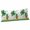 White, variant on St. Patrick's Day Pillow Covers King, Lucky Gnomes Shamrock Leaves Flower Rainbow Soft Brushed Microfiber Breathable Throw Pillow Covers, Pillowcase with Zipper for Couch Sofa Bedroom 20"x36"