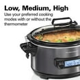 Hamilton Beach Portable 6Quart Digital Programmable Slow Cooker with