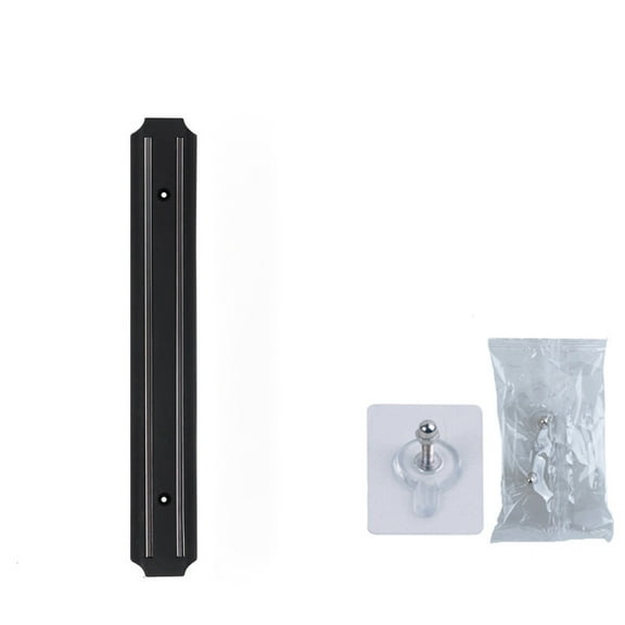 Wall Mounted Magnetic Knife Stand, Kitchen Utensil Holder with No Drill Adhesives