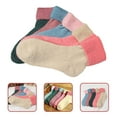 thumbnail image 6 of Worgeous 5 Pairs Winter Medium Tube Stockings Women Warm Socks Comfortable Casual Socks, 6 of 8