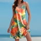 thumbnail image 1 of WILLBEST Vestidos de Verano para Mujer 2024, Sueltos, Cuello En V, sin Mangas, para Playa, con Bolsillos, Florales, Lisos y con Ojales Chica, 1 of 3