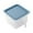 Blue B, variant on Outoloxit Airtight Food Storage Containers with Lids - 10-Cup Clear Plastic Canisters for Kitchen Pantry Organization, Stackable Dry Food Storage Jars for Cereal, Flour, Sugar, Snacks
