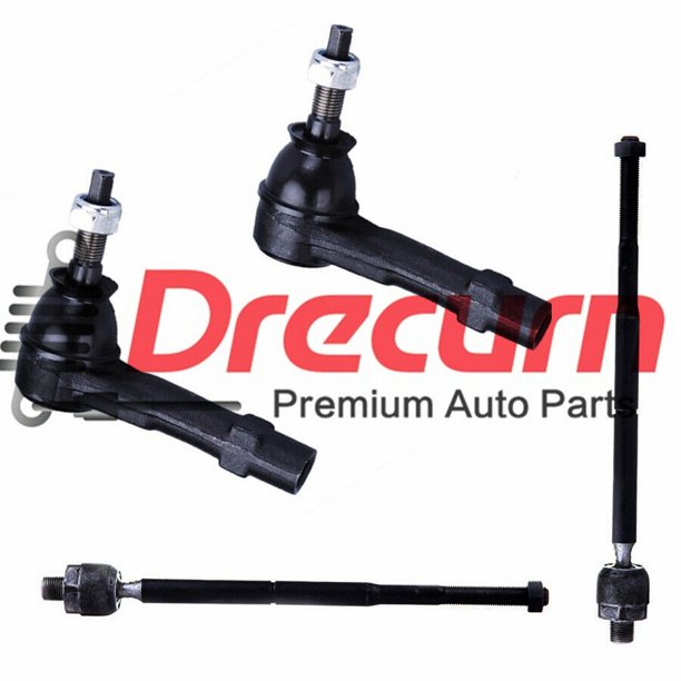 4PC Inner Outer Tie Rod For Dodge Charger Challenger Magnum Chrysler