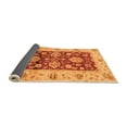 thumbnail image 2 of Ahgly Company Indoor Square Oriental Orange Traditional Area Rugs, 6' Square, 2 of 4