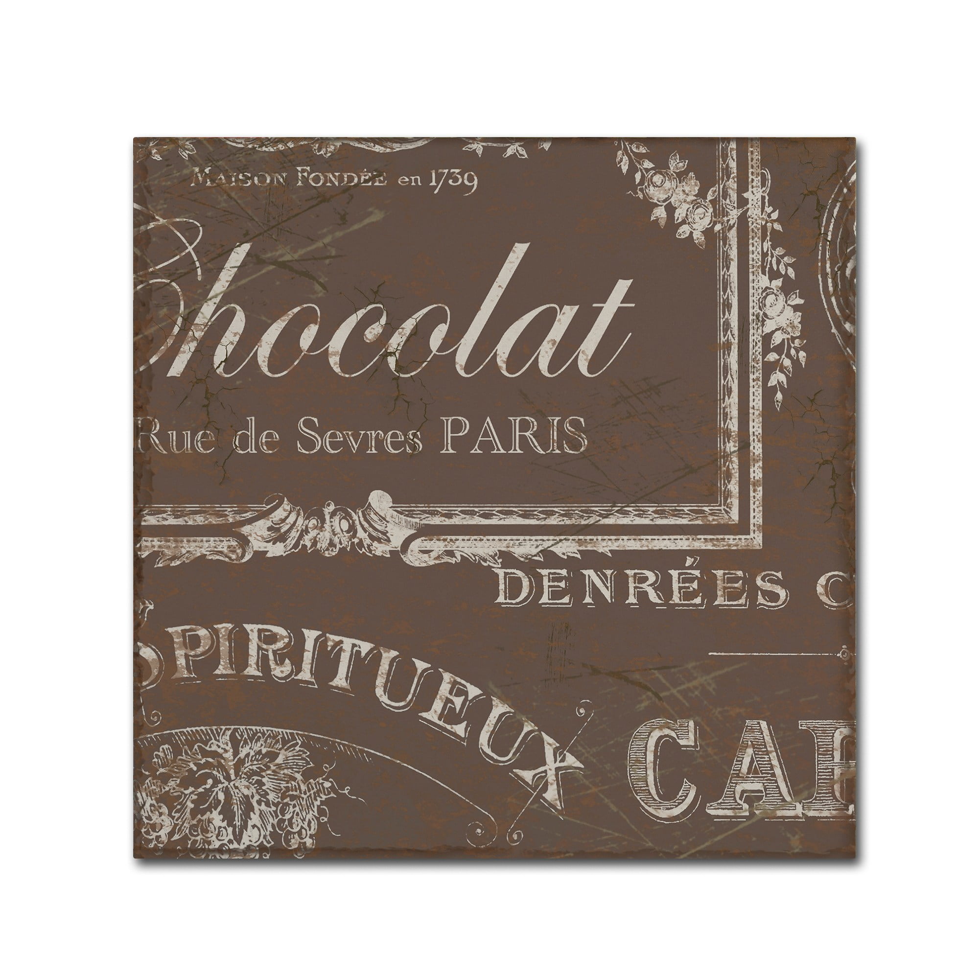 Trademark Fine Art "Bon Mots III" Canvas Art by Color Bakery
