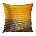 thumbnail image 1 of BOSDECO Bleu Abstrait Développeur de Logiciels Code de Programmation pour Écran Numérique de Développement Active Application Taie d'Oreiller Housse de Coussin Étui de Coussin 20x20 Pouces, 1 of 1