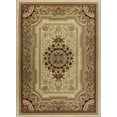 thumbnail image 3 of Sensation Traditional 10.6' x 14.6' Ivory and Scarlet Polypropylene Indoor Area Rug, 3 of 7