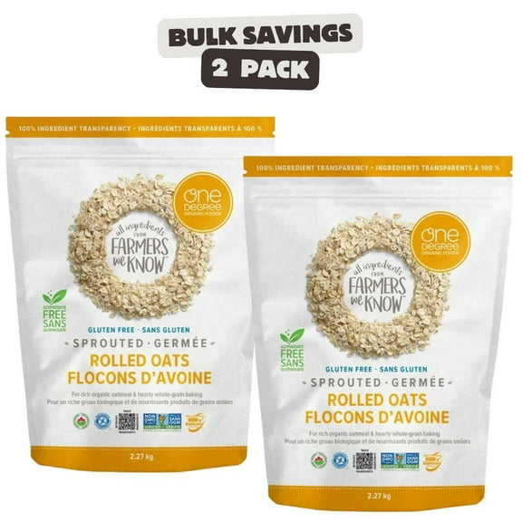 2 x One Degree Gluten Free Organic Oats