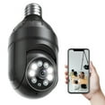 thumbnail image 4 of Security Camera Outdoor,2MP WiFi Light Bulb Camera,1080P Pan Tilt Wireless 2.4Ghz E27 Panoramic IP Camera, Security Cameras With Vision Human Motion Detection And Alarm, 4 of 9