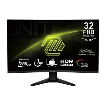 MSI 32" (31.5" Viewable) 250Hz (OC) VA FHD Gaming Monitor 1920 x 1080 81% Adobe RGB / 78% DCI-P3 /101% sRGB MAG 32C6X