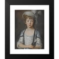 thumbnail image 2 of William Hoare of Bath 11x14 Black Modern Framed Museum Art Print Titled - Portrait of Lady Frances Elizabeth Brudenell-Bruce, Later Lady Frances Elizabeth Wilson (1765-1836), 2 of 5