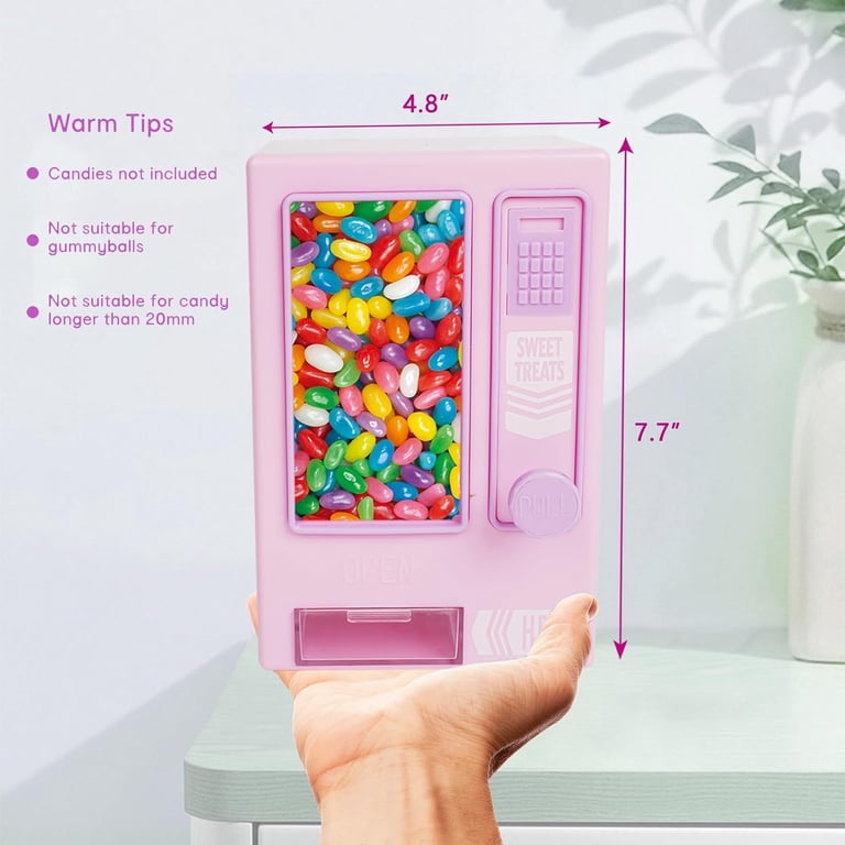 YOBRO Manual Candy Dispenser - Desktop Vending Machine For Mini Candies & Snacks
