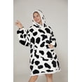 thumbnail image 3 of Sudadera con capucha de gran tamaño para hombre y mujer, manta de Sherpa de franela cálida para invierno, regalo de Halloween y Navidad, 3 of 4