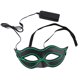 thumbnail image 1 of Gafas con luz LED con forma de niña de zorro que brillan intensamente para fiestas que brillan en las gafas de sol oscuras (verde), 1 of 7