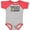 Baseball Heather and Red, variant on Inktastic Uncle's Fishing Buddy Boys Baby Bodysuit