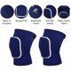 thumbnail image 5 of 1 par de rodilleras protectoras de esponja, rodilleras suaves y transpirables, rodilleras para deporte, gimnasio, patinaje, azul oscuro, talla S, 5 of 7