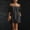 Black, variant on Linen Dress Women Women Dress Summer 2026 Solid Color Short Sleeve Off The Shoulder Regular Fit Maxi Dress for Women with Pockets for Professional and Smart Casual S-XXL