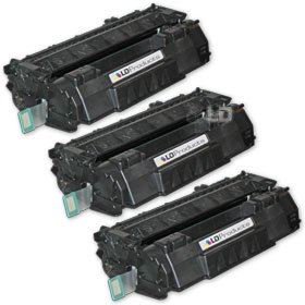 Ld remanufactured replacement laser toner cartridges forq5949a (49a) black (3 pack) for the laserjet 1160  3390 all-in-one  1320nw  1320tn  1160le  1320  3392 all-in-one  1320n  1320t printers
