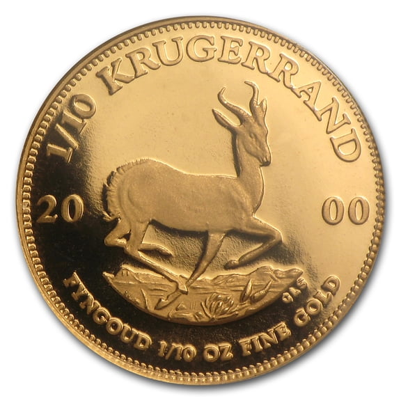 2000 South Africa 1/10 oz Proof Gold Krugerrand