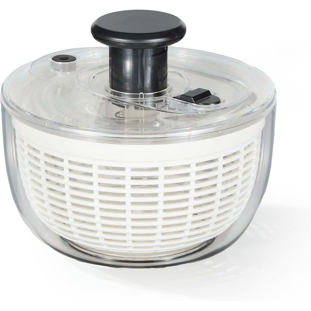 6.4 Qt Salad Spinner Large Lettuce Plastic Vegetable Fruit Washer Non Slip Base BPA Free
