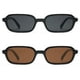 thumbnail image 4 of Gafas de sol Appassal Retro Rectangulares para Mujer Negro/Gris, 4 of 5