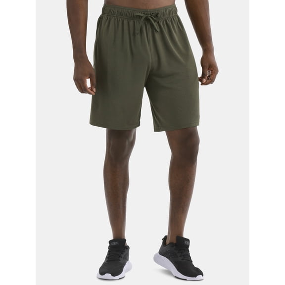 Athletic Works Men's and Big Men's Active Mesh Shorts, 9" Inseam, Sizes S-5XB