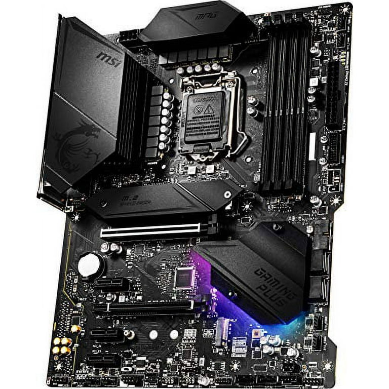 MSI MPG Z490 Gaming Plus Gaming Motherboard (ATX, 10th Gen Intel