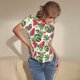 thumbnail image 3 of Fotbe Watermelons Body de Mujer con Cuello Redondo y Mangas Cortas, Sin Mangas Ajustado, Suave, Cómodo y Básico-Large, 3 of 7