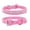 Hot Pink-L, variant on 4 Sizes Bling 3-Row Rhinestone Pet Collar, Soft PU Leather Adjustable Crystal Studded Dog Cat Collar with Metal D-Ring Buckle for Small Medium Large Pets,Pink,XS