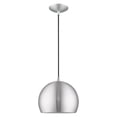 thumbnail image 5 of 41181-66 Livex Lighting Piedmont - 1 Light Globe Pendant In Industrial Style-15 Inches Tall and 10 Inches Wide-Brushed Aluminum Finish    -Traditional, 5 of 9