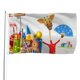 thumbnail image 1 of Gee-Raffa Bandera impresa con temática, regalo perfecto para fanáticos, amigos y familiares, y adecuada para actividades al aire libre e interiores, decoraciones de fiesta. 120*180CM, 1 of 6
