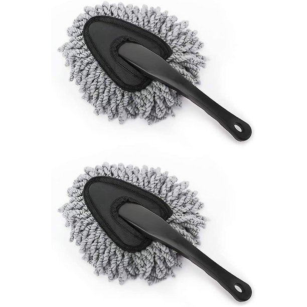 Cepillo de limpieza de coche y ventilador de polvo, 2 paquetes