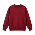 thumbnail image 7 of IAJDKMEK Sweatshirts for Women Loose Fit Round Neck — Long Sleeve Top, Fall Tops for Women Solid Casual Wear, 7 of 7
