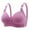 Purple, variant on Censtreet Woman's Plus Size Push Up Bra,Comfortable Lift Bras for Women,Breathable Wirefree Solid Color Everyday Underwear