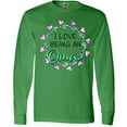 thumbnail image 3 of Inktastic I Love Being an Oma- Circle of Hearts Long Sleeve T-Shirt, 3 of 5